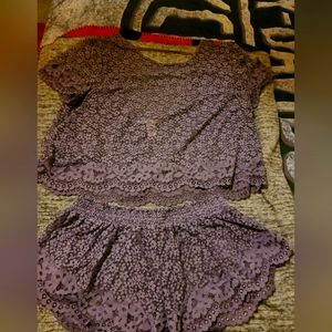 VS lace 2 pc sleepwear